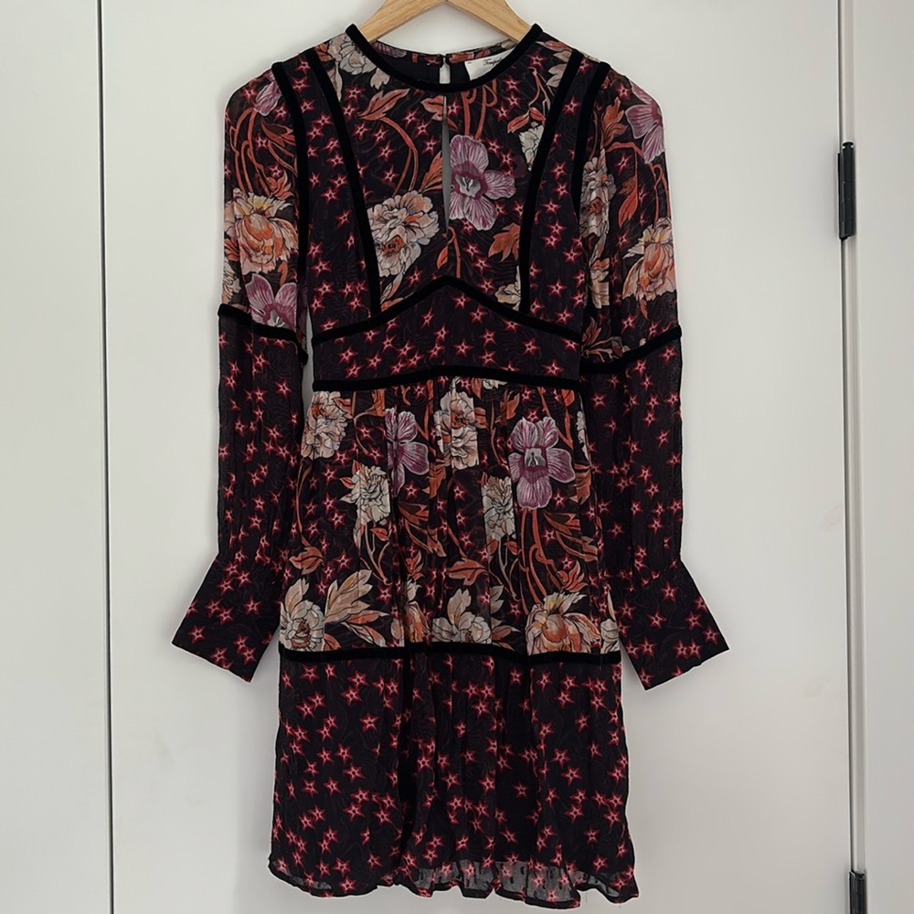 NWT Temperley London x Anthro Mixed-Print Tiered Mini Dress (Price Firm) - Picture 6 of 15